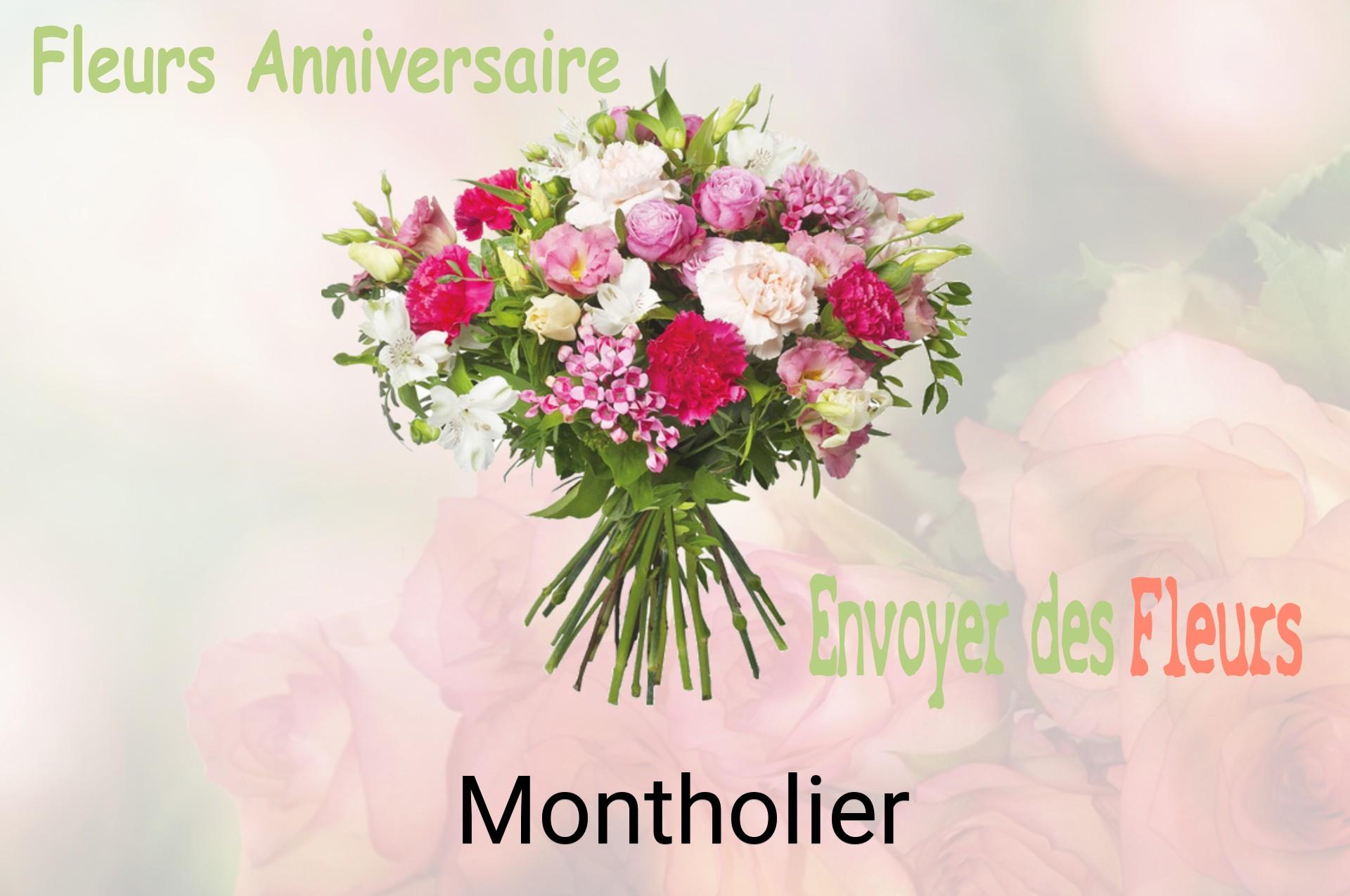 Bouquet de fleurs d’anniversaire livré à Montholier