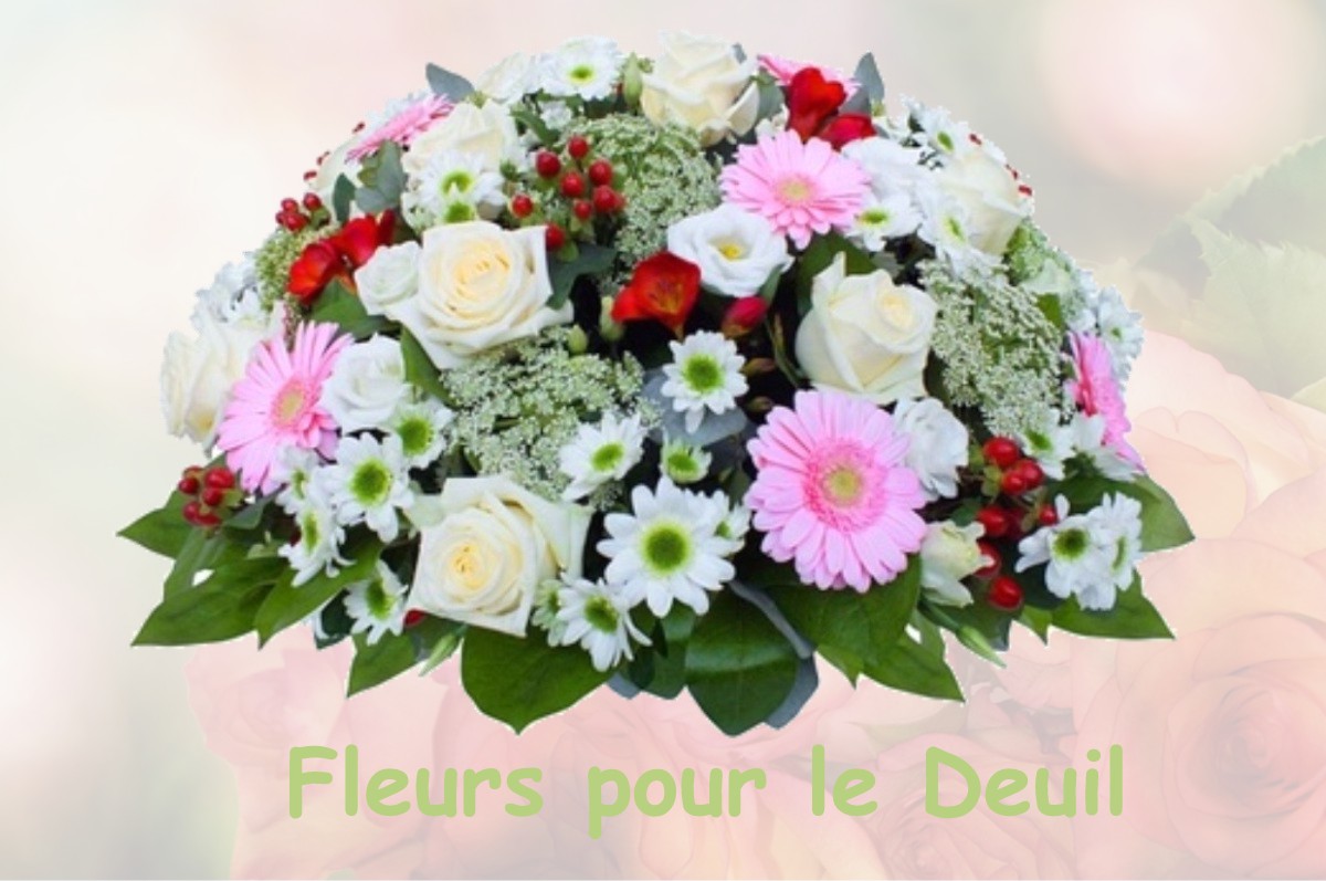 fleurs deuil MONTHOLIER